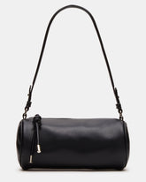 PRIYA Bag Black Mini Barrel Shoulder Handbag