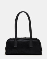 ANISE Bag Black Multi Elongated Shoulder Strap Handbag