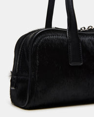 ANISE Bag Black Multi Elongated Shoulder Strap Handbag