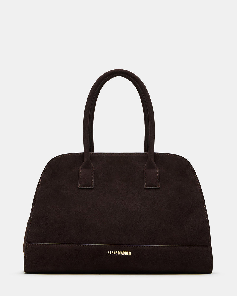 HEIDEE Bag Brown Suede | Women's Shoulder Strap Tote Handbag