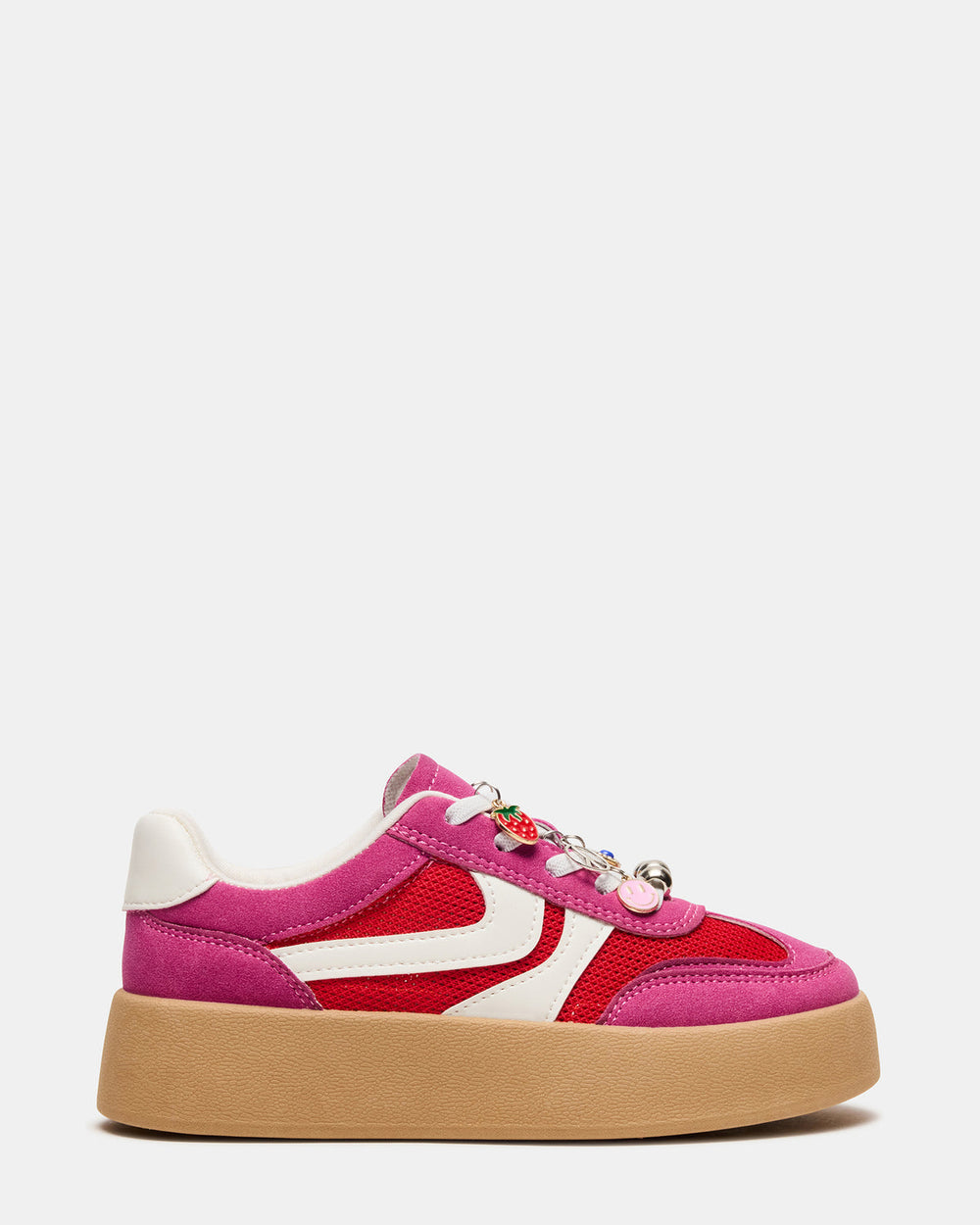 Kids' JERSEY Pink Girls' Low-Top Platform Sneaker