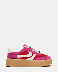Kids' JERSEY Pink Girls' Low-Top Platform Sneaker