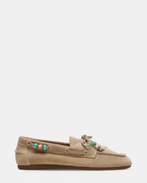 SAG Beads Sand Suede Women's Boat Shoe