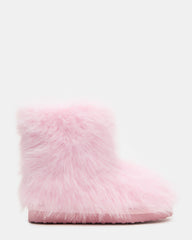 Kids' BEASTIE Pink Faux Fur Girls' Ankle Boot