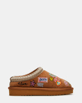 Kids' SELENA Cognac Multi Girls' Slip-On Mule Flat