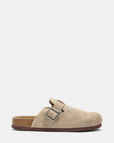 WILDERR Taupe Suede Slip-On Men's Casual Clog