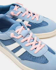 Kids' VERDICT Blue Multi Low-Top Lace-Up Girls' Sneaker