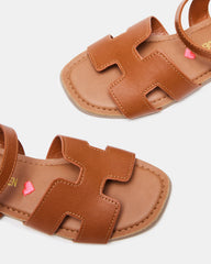 Kids' HAYDIN Cognac Girls' Sandals