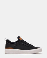 DACK Black Men's Lace-Up Sneakers