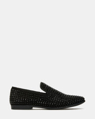 Kids' CAVIAR Black Rhinestone Boys' Dress Shoe