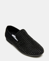 Kids' CAVIAR Black Rhinestone Boys' Dress Shoe