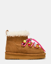 Toddlers' GLAZER Cognac Girls' Lace-Up Ankle Boot