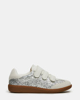MOMENTUM Multi Glitter Velcro Low-Top Women's Sneakers