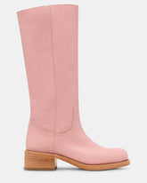 RIGGS Pink Leather Square-Toe Women's Boot