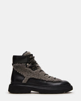 YOSEMITE Grey Multi Lace-Up Lug Men's Ankle Boot