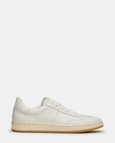 DYLAN White Low-Top Lace-Up Platform Men's Sneaker