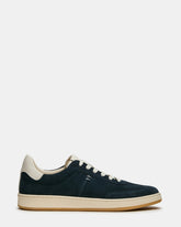 DYLAN Navy/White Low-Top Lace-Up Platform Men's Sneaker