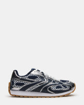 XYLO Blue Low-Top Lace-Up Men's Sneakers