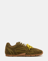 MIDAS Olive Low-Top Lace-Up Men's Sneaker
