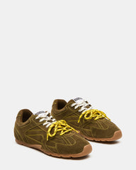MIDAS Olive Low-Top Lace-Up Men's Sneaker