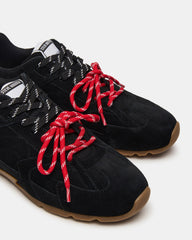 MIDAS Black Multi Low-Top Lace-Up Men's Sneaker