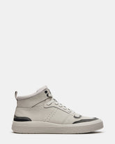 DERICK Light Grey Men's Lace-Up High-Top Sneakers