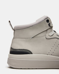 DERICK Light Grey Men's Lace-Up High-Top Sneakers