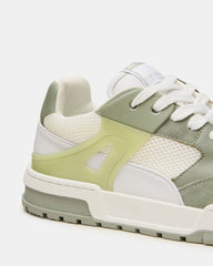 SANCHEZ Green Multi Low-Top Lace-Up Men's Sneaker