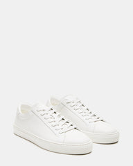 BONDD White Leather Low-Top Men's Sneaker