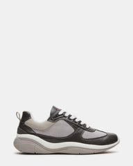 PICOLO Grey Low-Top Lace-Up Men's Sneaker