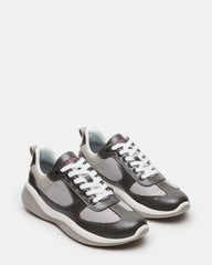 PICOLO Grey Low-Top Lace-Up Men's Sneaker