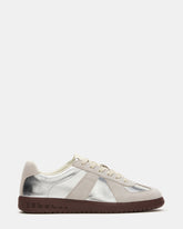 DIXON Silver Low-Top Panel Men's Sneaker
