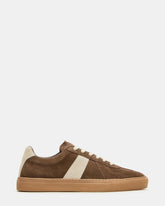 BRADY Taupe Suede Low-Top Lace-Up Men's Sneaker