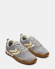 HORIZON Grey Low-Top Lace-Up Men's Sneaker