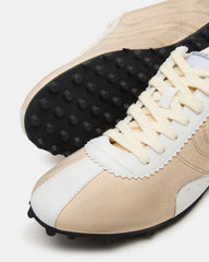 PUZZLE Cream Low-Top Lace-Up Men's Sneaker