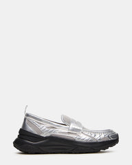 PARRISH Silver Low-Top Slip-On Men's Sneaker