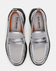 PARRISH Silver Low-Top Slip-On Men's Sneaker