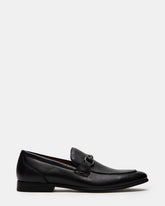 JAYSHAN Black Leather Men's Dress Loafer