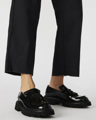 ZEV Black Box Lug Sole Dress Men's Loafer