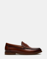COLVER Cognac Leather Men's Slip-On Loafer