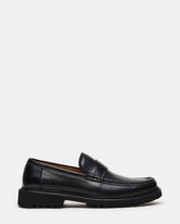 BRODIE Black Slip-On Lug Men's Loafer