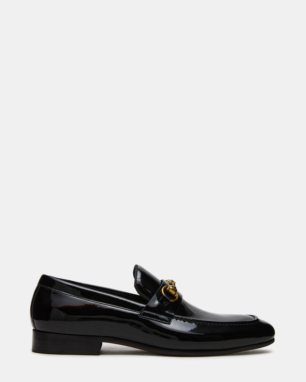 JAKIRO Black Patent Slip-On Dress Men's Loafer