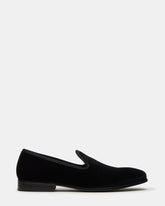 BANNOCH Black Velvet Men's Slip-On Loafer