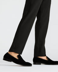 BANNOCH Black Velvet Men's Slip-On Loafer