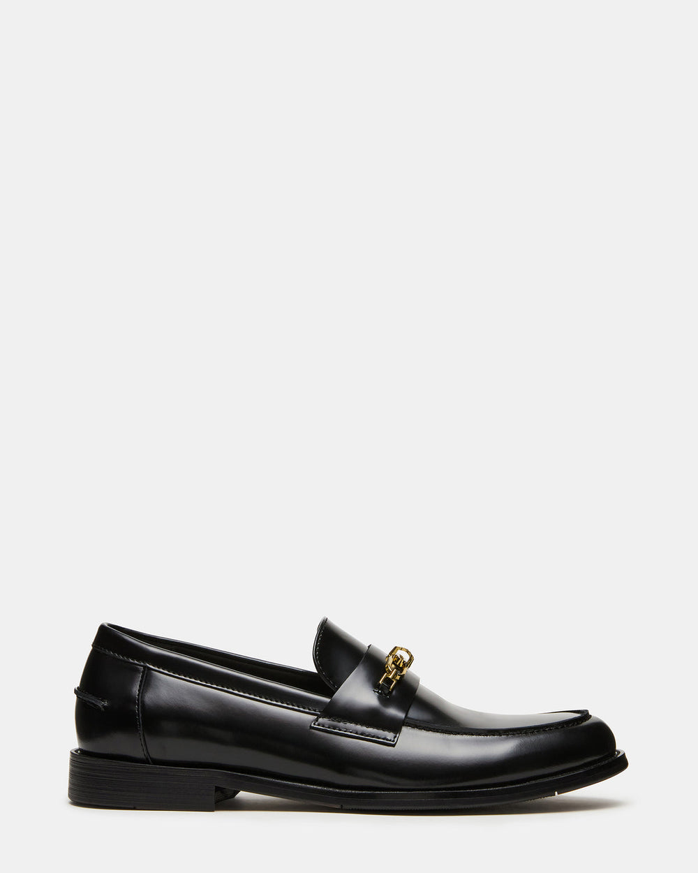 NEVINN Black Slip-On Dress Men's Loafer