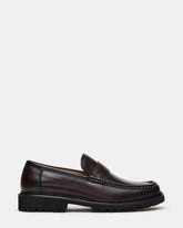 BRODIE Brown Slip-On Lug Men's Loafer