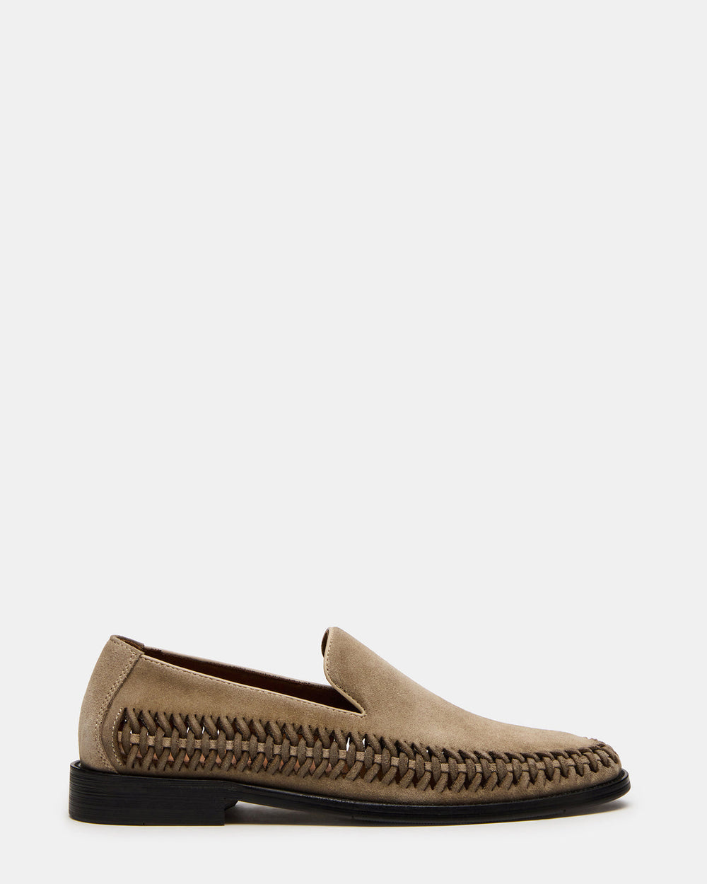 NAPOLI Sand Suede Slip-On Woven Men's Loafer