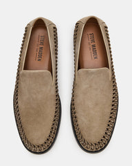 NAPOLI Sand Suede Slip-On Woven Men's Loafer