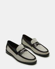 CULLEN Black/Beige Slip-On Men's Dress Loafer