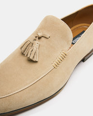ONDRE Sand Suede Tassel Slip-On Men's Loafer